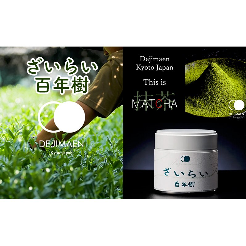 シングルオリジン抹茶「ざいらい百年樹」 緑茶 お茶 国産 30g 京都 