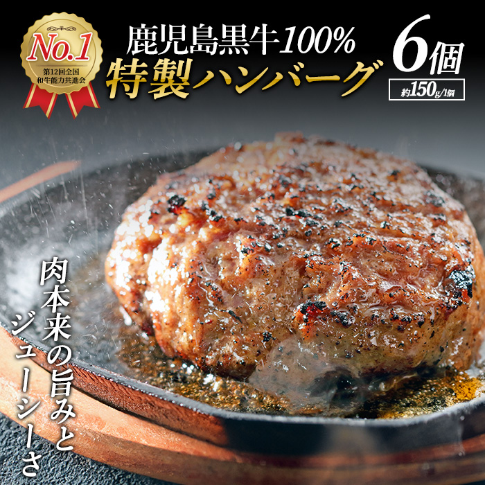 鹿児島黒牛特選ハンバーグ6個入り_chuzan-6123