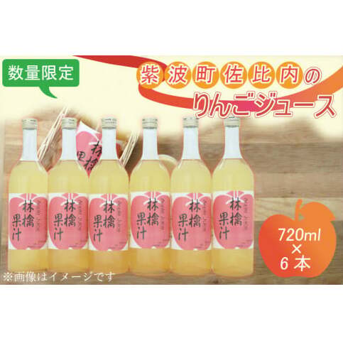 BC005 紫波町佐比内のりんごジュース(6本×720ml)