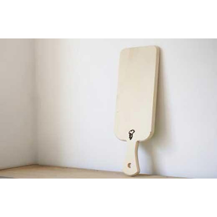 匠の技「銀杏まな板西郷型（取手付）」