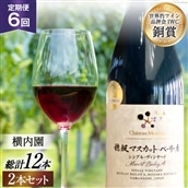 定期便 ワイン セット 赤 穂坂マスカット・ベーリーA シングル・ヴィンヤード 栽培責任者 横内栄人 750ml×2本×6回 酒 ワイン 赤ワイン/ シャトー・メルシャン 勝沼ワイナリー / 山梨県 韮崎市 [20743325]