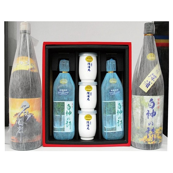 贅沢清酒・焼酎4種7本セット お酒 日本酒 純米酒 本醸造酒 