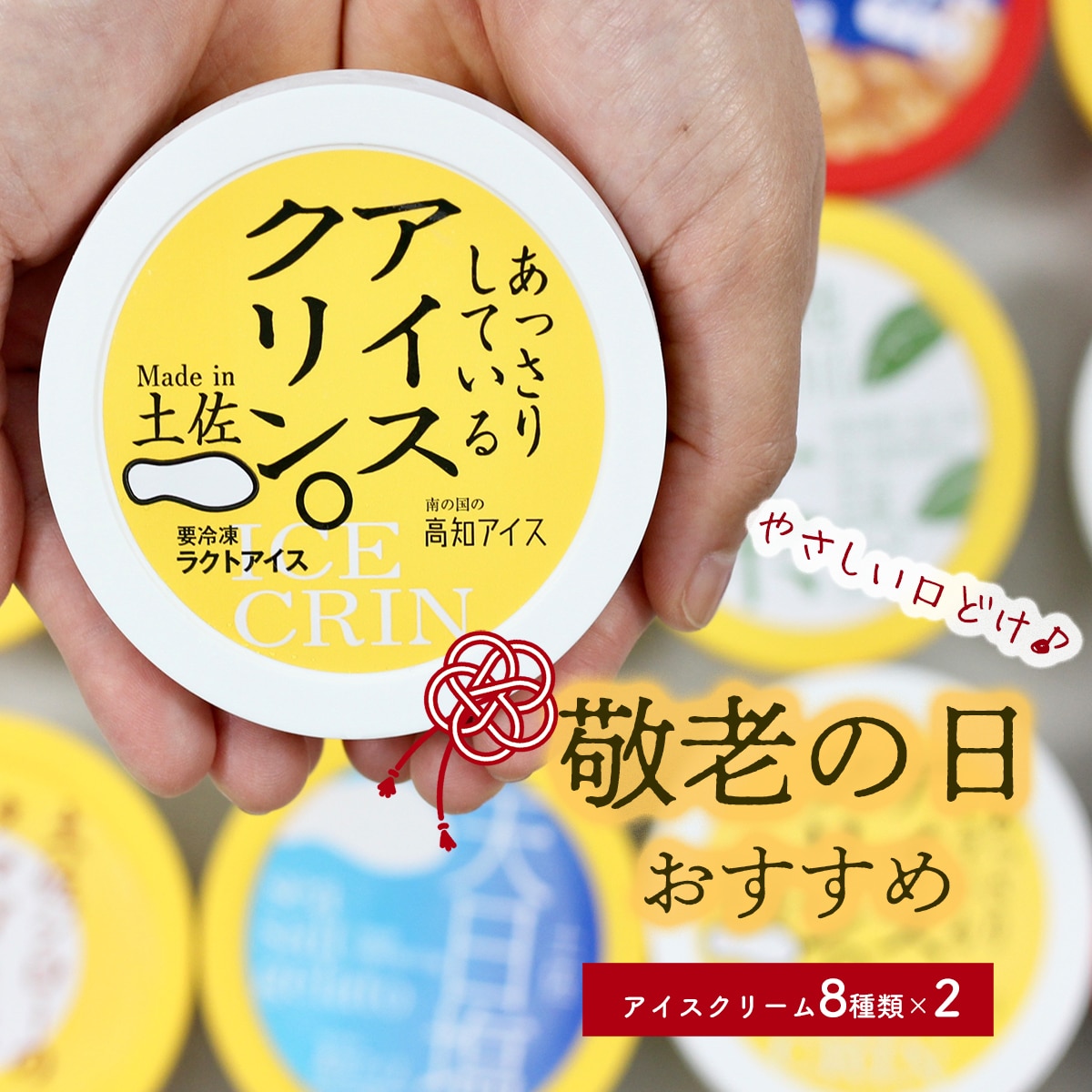★敬老の日★高知アイスの「アイスクリーム」 16個セット(8種類×2個)