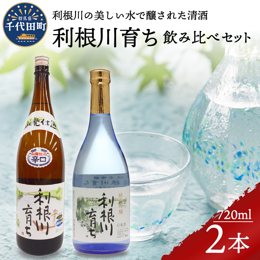 日本酒 清酒 【利根川育ち】 地酒 セット 群馬県 千代田町 <山川酒造>