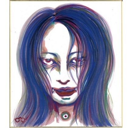 【 小豆島 】妖怪画家による妖怪風似顔絵(1人) チケット イラスト オリジナル 絵 似顔絵 妖怪 香川 香川県 土庄 土庄町