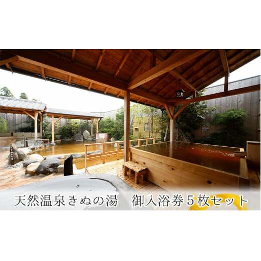 常総市　ふるさと御入浴券(5枚セット) 