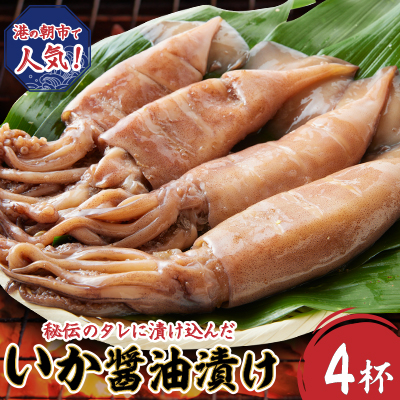 ぷりぷりいか姿焼き　4杯【配送不可地域：離島】【1493571】