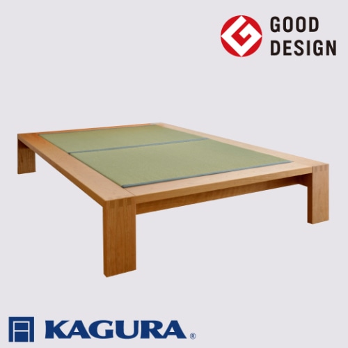 家具蔵 KAGURA タタミベッドモデルノヘッドレス シングル チェリー材 家具 畳ベッド 寝具 寝室 木材 無垢材 職人 手作業 天然木 高級木材 無添加 安全 ジャパニーズモダン 高級家具 熟練 無着色 おしゃれ 天然木無垢材 温もり シンプル 洗練 [(株)アイダ][ho1143]