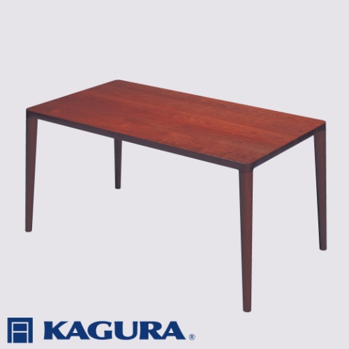 家具蔵 KAGURA テーブル エミネント 1650 ウォールナット材 家具 ダイニング 木材 無垢材 職人 手作業 天然木 高級木材 無添加 安全 ジャパニーズモダン 高級家具 熟練 無着色 おしゃれ 天然木無垢材 温もり シンプル 洗練 ( B-149 )