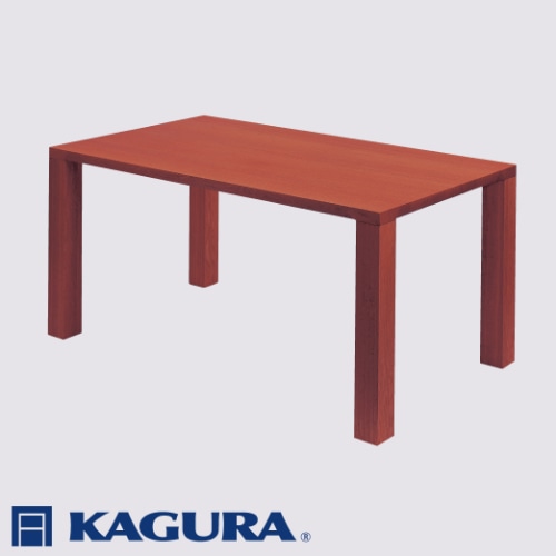 家具蔵 KAGURA テーブル ダン 1650 ウォールナット材 家具 ダイニング 木材 無垢材 職人 手作業 天然木 高級木材 無添加 安全 ジャパニーズモダン 高級家具 熟練 無着色 おしゃれ 天然木無垢材 温もり シンプル 洗練 ( B-148 )