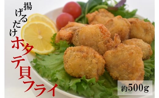 北海道産 (噴火湾) 揚げるだけ ホタテ貝 フライ (約500g) ほたて 帆立 ほたてフライ 帆立フライ 冷凍 国産 おかず 揚げ物 簡単調理 大阪府 阪南市