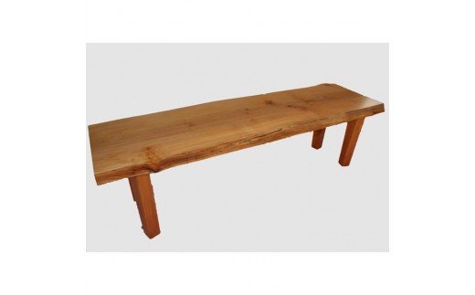 【38】座卓（テーブル）ハン・一枚天板【厚さ約4.2cm】_I170-0410