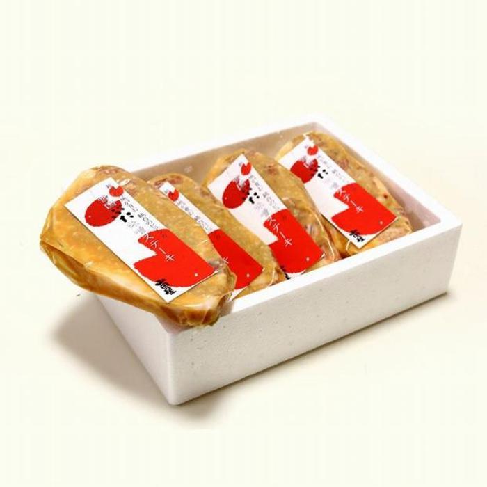 雪国ぶた味噌ステーキ　180ｇ×4枚　新潟県　肉　お肉　豚肉　ステーキ　味噌　個包装　ギフト