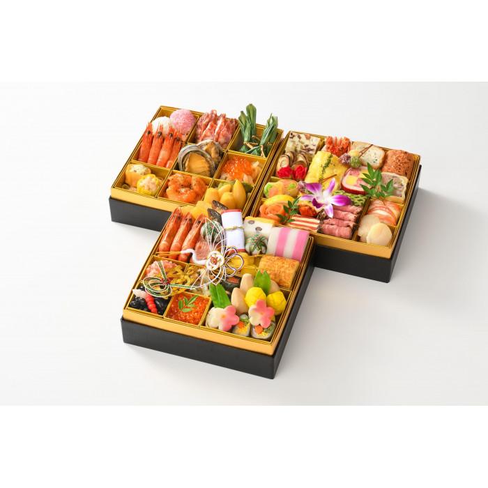 【ANAクラウンプラザホテル新潟】生おせち 和洋中三段重 飛翔(2025年12月31日着指定)