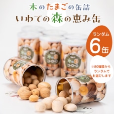 「いわての森の恵み缶」ランダム6缶set “木のたまごコロロ”【1419721】