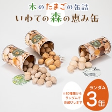 「いわての森の恵み缶」ランダム3缶set “木のたまごコロロ”【1419718】