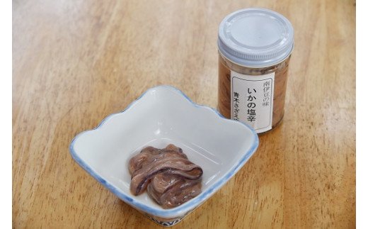 青木さざえ店塩からと真イカ三升漬け