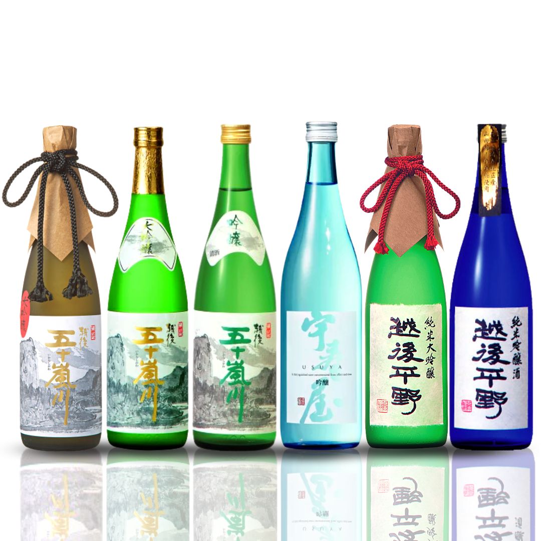 純米大吟醸・大吟醸・吟醸・大吟醸原酒 飲み比べセット（720ml×6本）日本酒 新潟清酒 地酒 [福顔酒造] 【057P001】