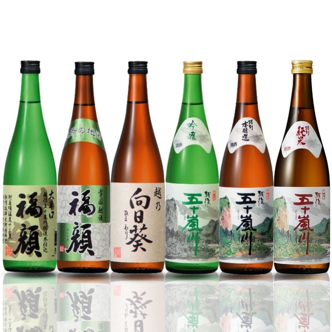 晩酌におすすめ日本酒飲み比べセット（720ml × 6本） 新潟県