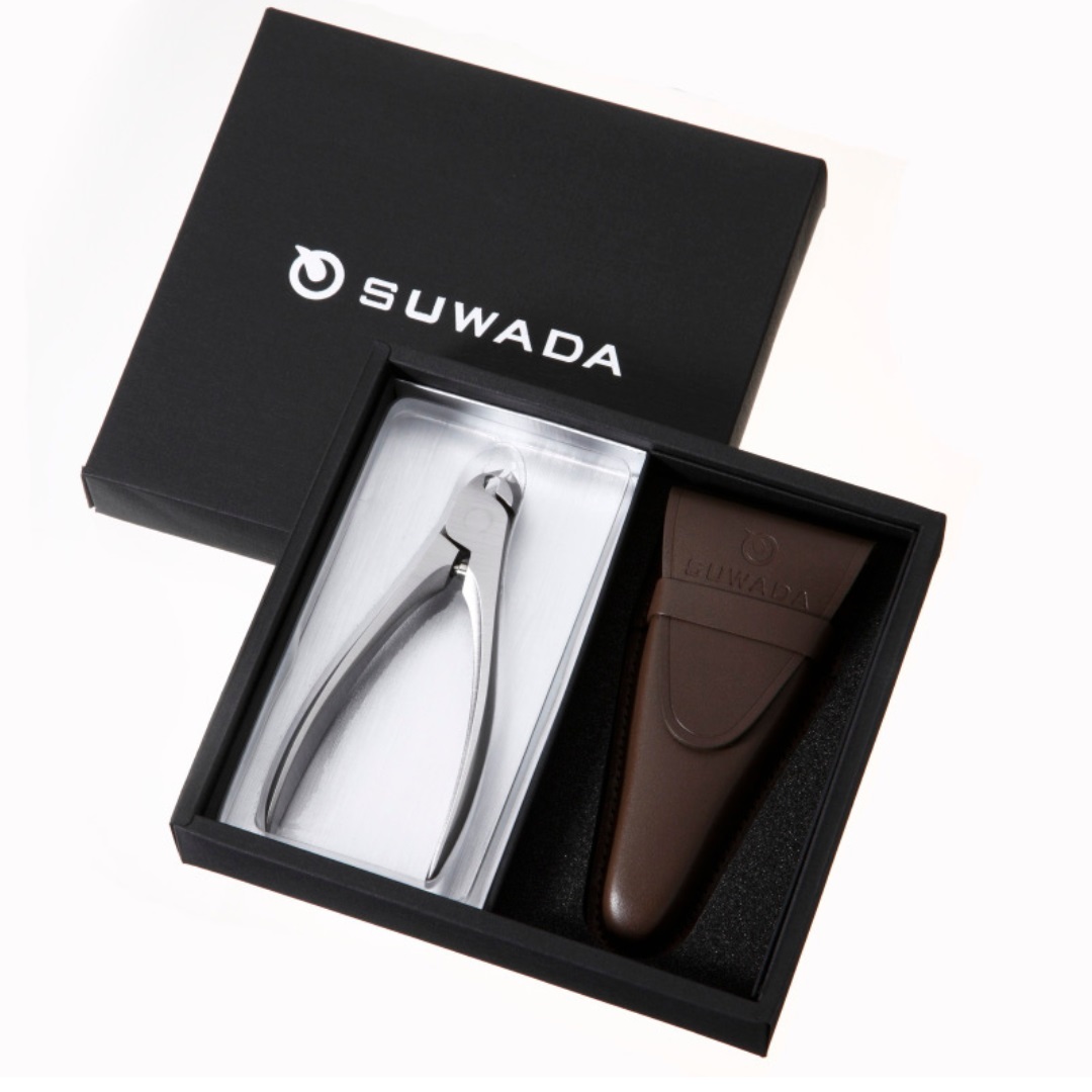 【数量限定】つめ切り クラシック L ＆ 革ケース（茶）セット [SUWADA（スワダ）] ギフト 爪切り 燕三条製 [諏訪田製作所]【025P005】