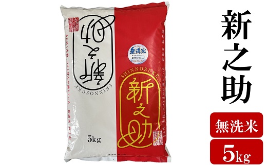 令和6年産米【五ツ星お米マイスター厳選】新之助 無洗米 5kg[Y0435]