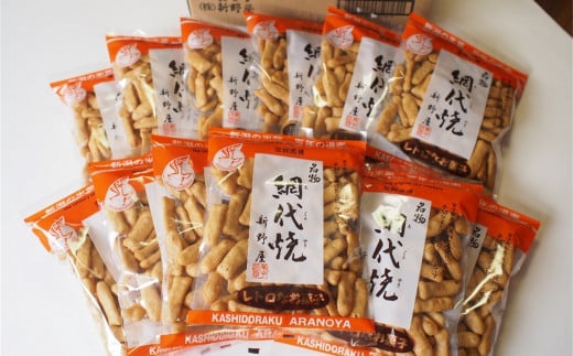 網代焼 105g×12袋セット  新潟米菓 あじろやき[Y0551]