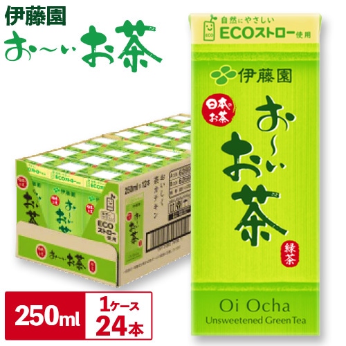 紀の川市産 紙パック飲料 おーいお茶 250ml×24本 1ケース 株式会社伊藤園 [30日以内に出荷予定(土日祝除く)] 和歌山県 紀の川市 お茶 おーいお茶 緑茶 日本茶 送料無料---wsk_ite3_30d_24_10000_24p---