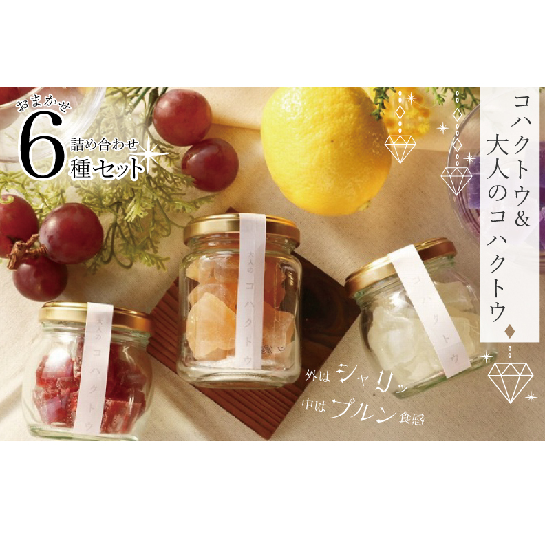 コハクトウ・大人のコハクトウおまかせ6種詰め合わせ 010B376