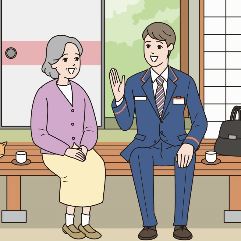 郵便局のみまもり訪問サービス（6カ月間） 050F069