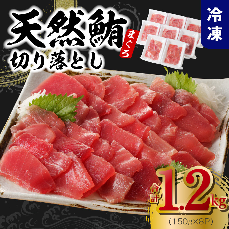【家計応援】天然まぐろ 切り落とし 合計 1.2kg 小分け 150g×8P【訳あり サイズ不揃い 刺身 海鮮丼 鮪 まぐろ マグロ ユッケ 海鮮 ネギトロ 小分け ファミリー向け】 099H2461