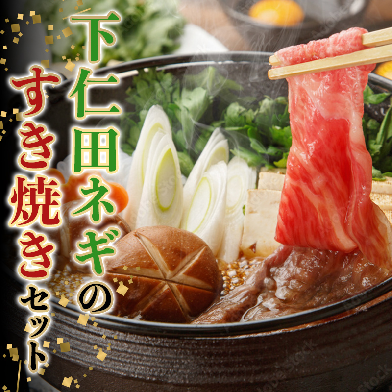 下仁田ネギのすき焼きセット TS すきやき スキヤキ 記念日 お祝い 牛 牛肉ビーフ 食品 F21K-409