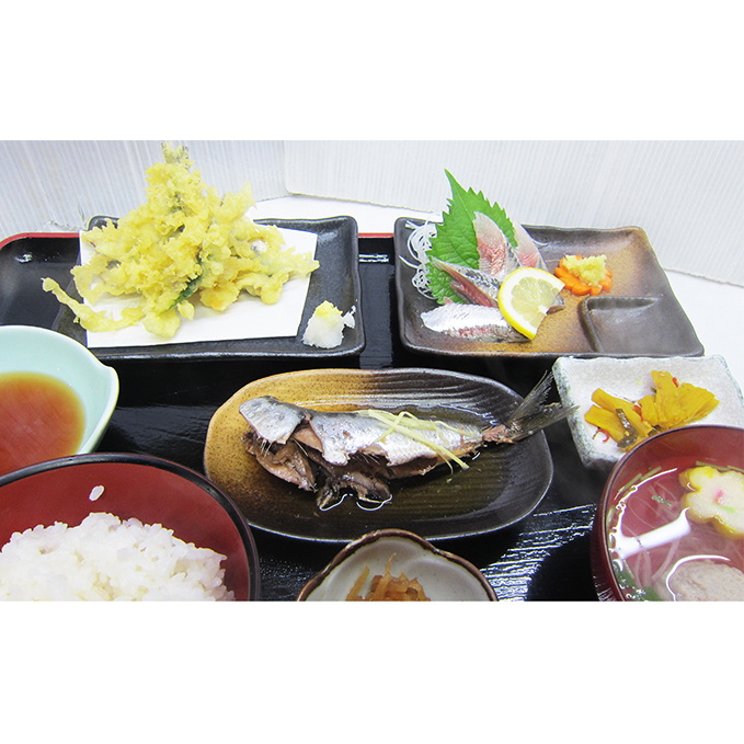 漁師料理の店　ばんやのお食事券（ペア） お食事券 チケット ばんや ペア イワシ ハマグリ なめろう 刺身 煮魚 いわしづくし定食 