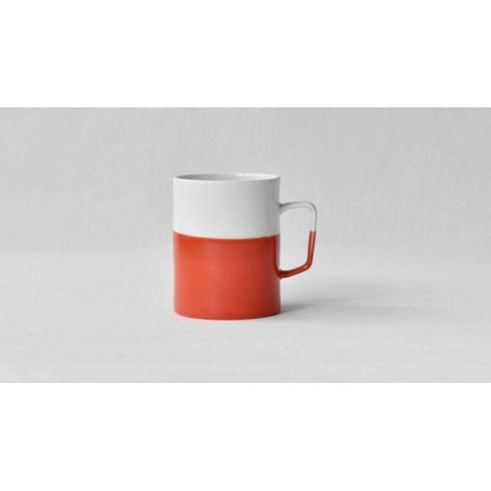 【AB544】【波佐見焼】dip mug RD 〈M〉 【西海陶器】1 40485
