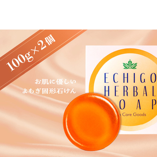 石鹸 【新潟県産よもぎ使用】お肌にやさしい越後ハーバルソープ×2箱 越後薬草 よもぎ ヨモギ よもぎ石鹸 ヨモギ石鹸 ふるさと納税 新潟 新潟県産 にいがた 上越 上越産