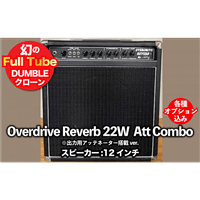 【ギターアンプ】ギター チューブアンプ  Overdrive Reverb 22W-12インチ AttCombo ダンブル クローン 幻の 手作り 高級 アンプ オーダーメイド カスタム  ハンドワイヤード