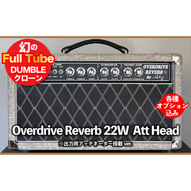 ギターアンプ】ギター チューブアンプ Overdrive Reverb 22W Att Head ダンブル クローン 幻の 手作り 高級 アンプ  オーダーメイド カスタム ハンドワイヤード | 岩手県一関市 | JRE MALLふるさと納税