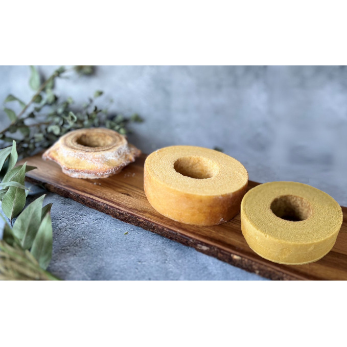 NIIGATAひかりBAUM 3種類 お菓子 スイーツ バウムクーヘン 焼き菓子 おやつ 玄米粉使用 グルテンフリー もっちり 焼き菓子セット