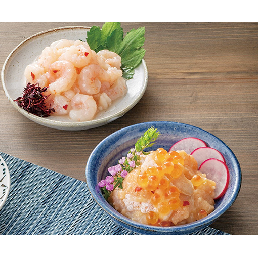 塩辛食べ比べセット(甘えび・サーモン) 塩辛 珍味 食べ比べ 詰め合わせ セット 甘エビ サーモン サーモン塩辛 おつまみ つまみ 惣菜 おかず ごはんのお供 魚 海鮮 海産物 魚介 魚介類 鮭 甘海老 甘えび 新潟 お取り寄せ