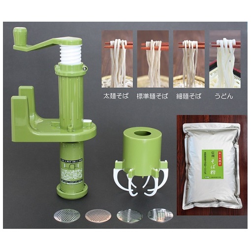 そば打ち機「そば楽プラス」と信州そば粉1kgのセット 長野 お土産 お取り寄せ 手づくり 麺類 そば 蕎麦 ソバ 信州 麺類／そば 