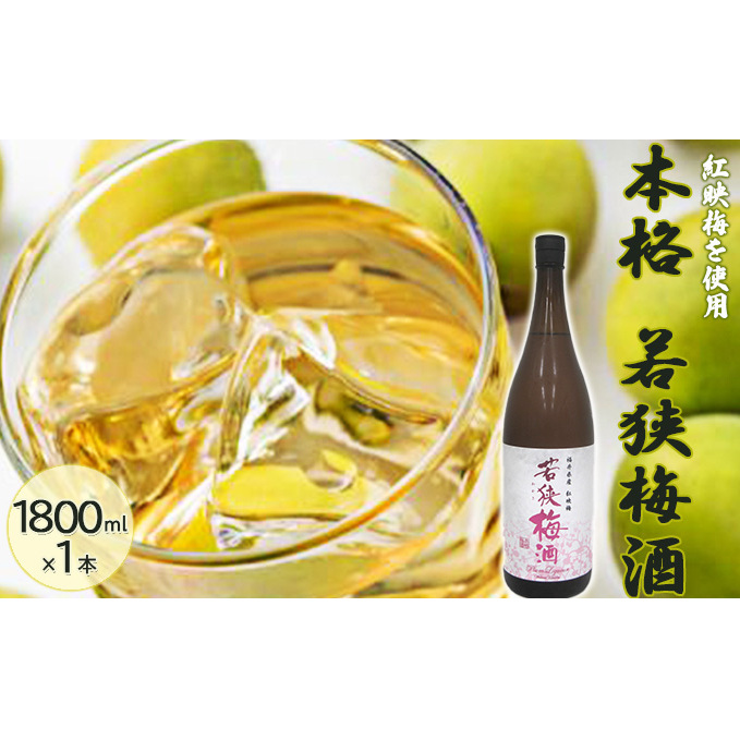 福井県産 紅映梅を使用した本格梅酒 若狭梅酒(1800ml)1本  お酒 洋酒 リキュール リキュール類