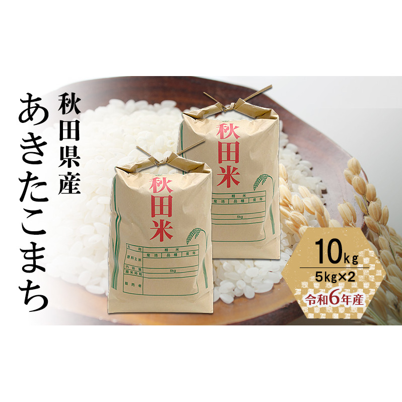 農家直送 秋田県産 あきたこまち 10kg (5kg×2)[令和6年産] 大谷地ファーム 田代のお米【 米 お米 ご飯 あきたこまち ブランド米 銘柄米 農家直送 特産品 秋田 羽後 】