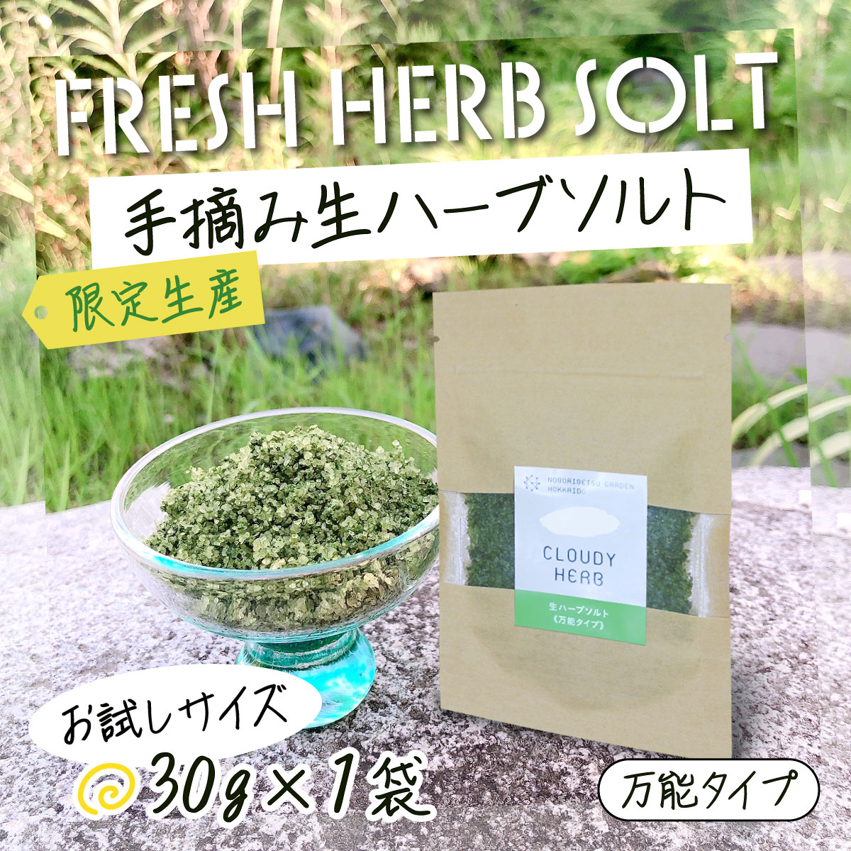 手摘み生ハーブソルト　万能タイプ30g×1袋[bh-0808]