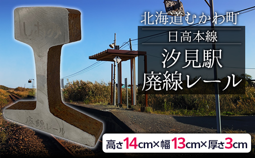 日高本線廃線レール 厚さ3cm ①(数量限定) MKWG031