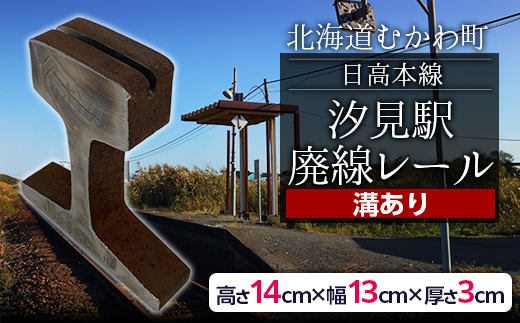 日高本線廃線レール 厚さ3cm ②(フォトスタンド)(数量限定) MKWG032