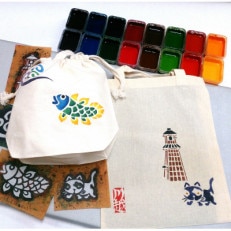 川越市ふるさと納税　伝統工芸　型友禅体験チケット ペア用【1293767】