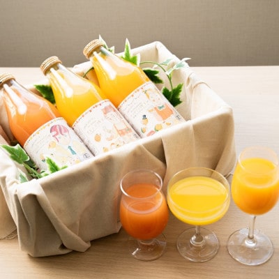 有機JAS＆ストレート果汁100%!フルーツジュース3本セット【1620979】