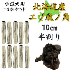 鹿の角 半割り 10cm 10本 犬のおもちゃ デンタルケア 小型犬用【1415937】