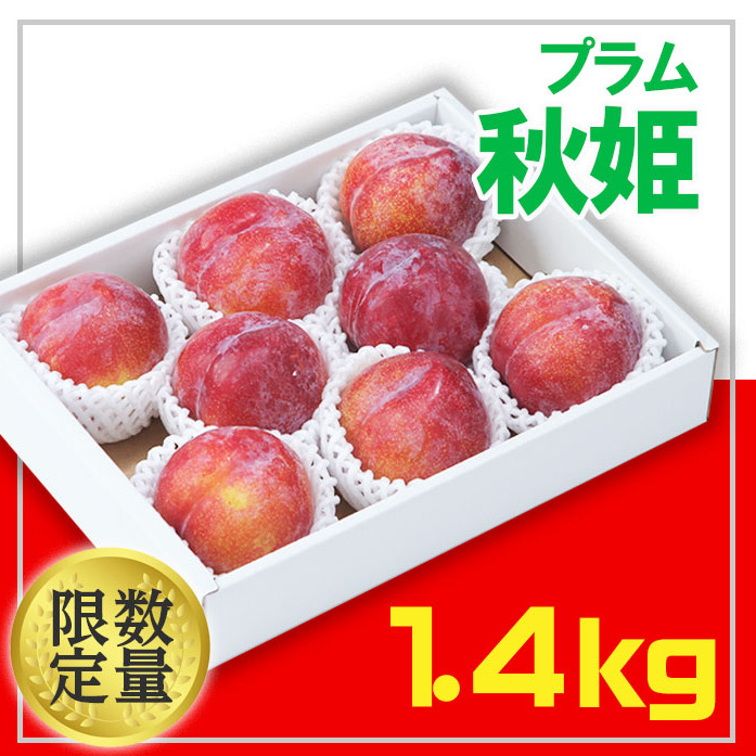 フルーツ王国山形★山形プラム(秋姫)1.4kg [令和7年産先行予約]FS24-600
