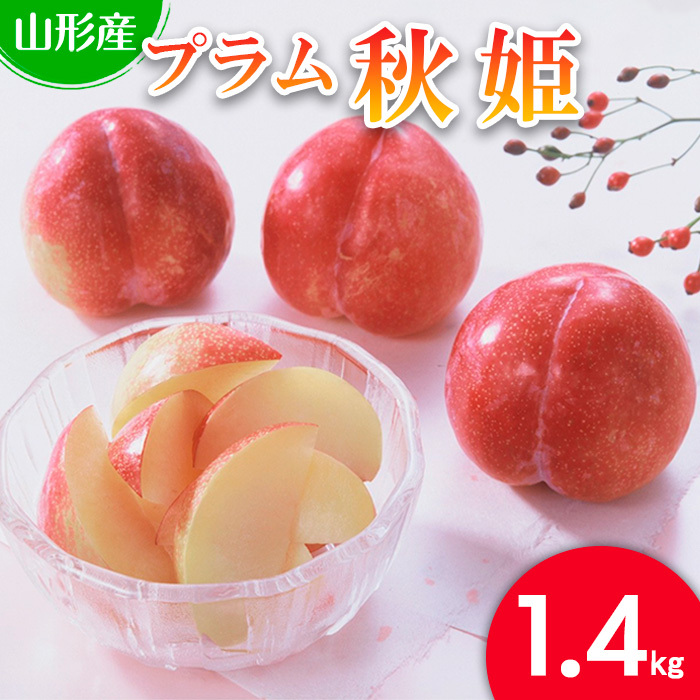 山形産 プラム(秋姫) 1.4kg [令和7年産先行予約]FS24-539