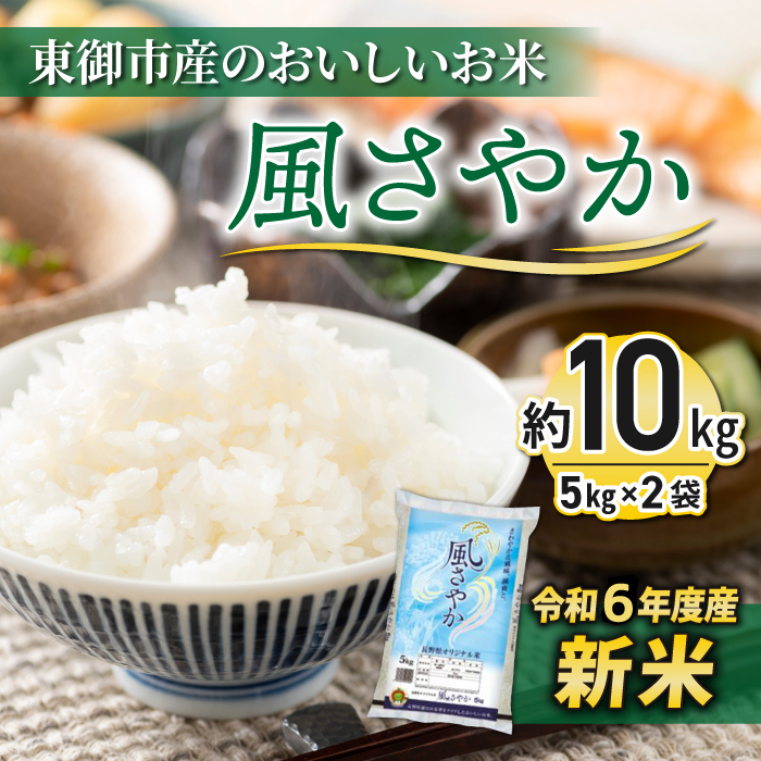 [令和6年産米]東御市産おいしいお米「風さやか」約10kg|国産 長野県産 信州 お米 こめ 白米 10キロ